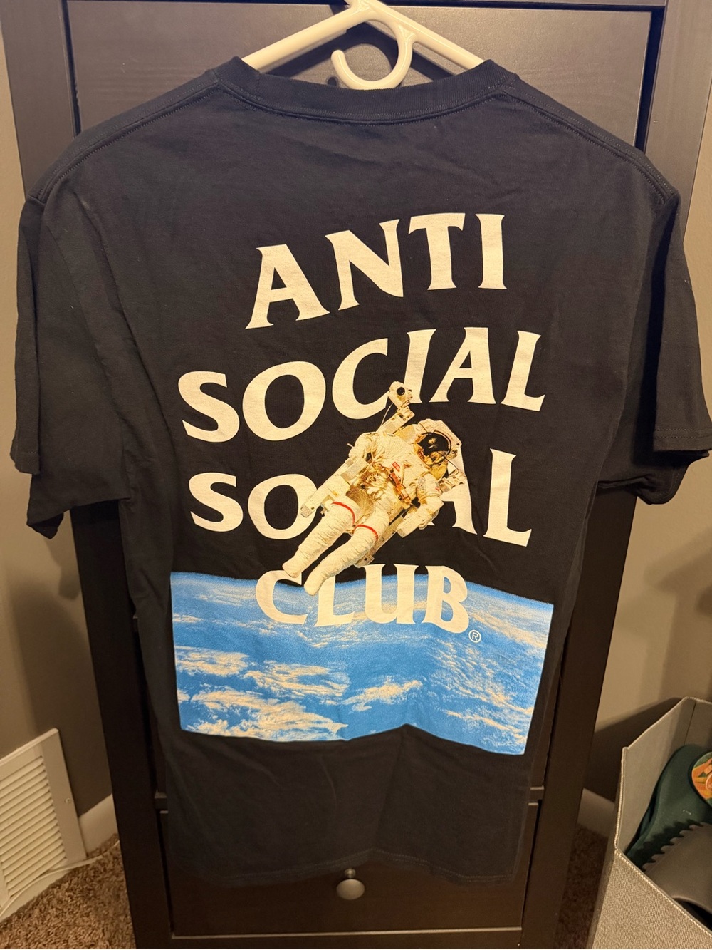 Anti Social Social Club Black Logo Circle Tee